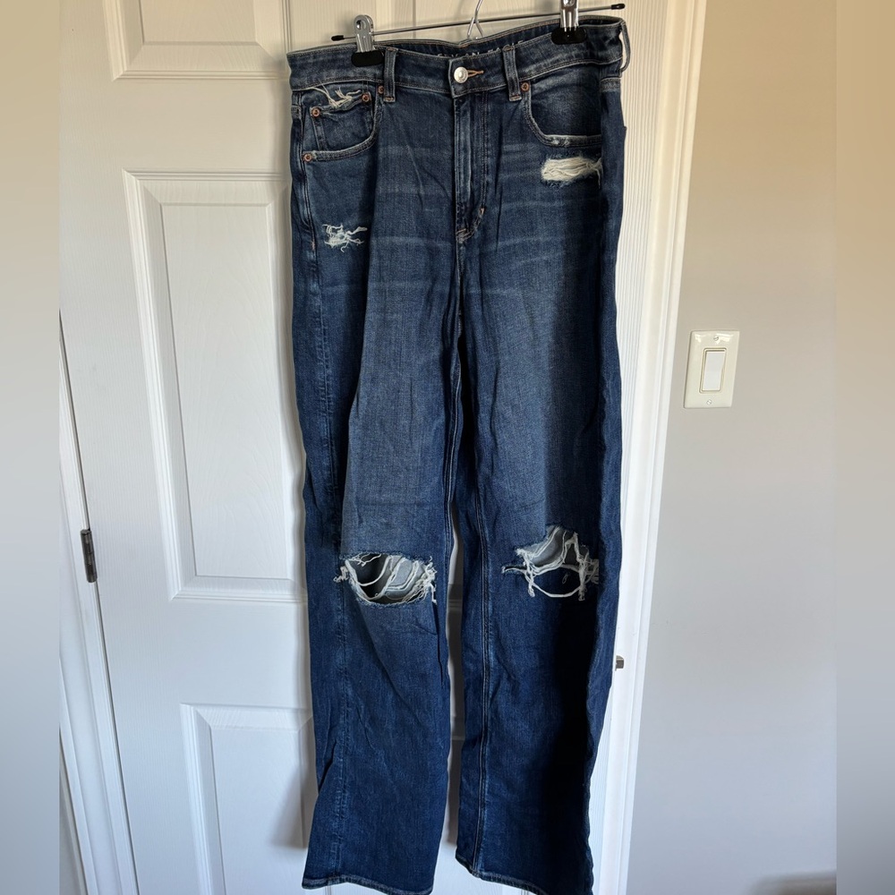 American Eagle Baggy Blue Denim Jeans